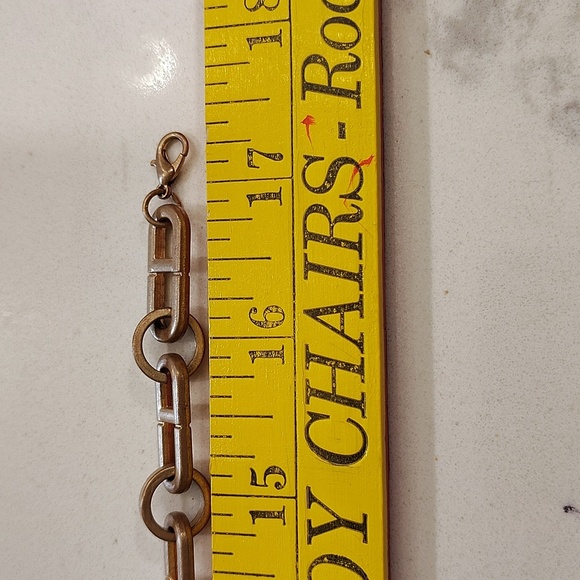 Link Necklace Gold Plated Chain 17" With Extender - Picture 6 of 7